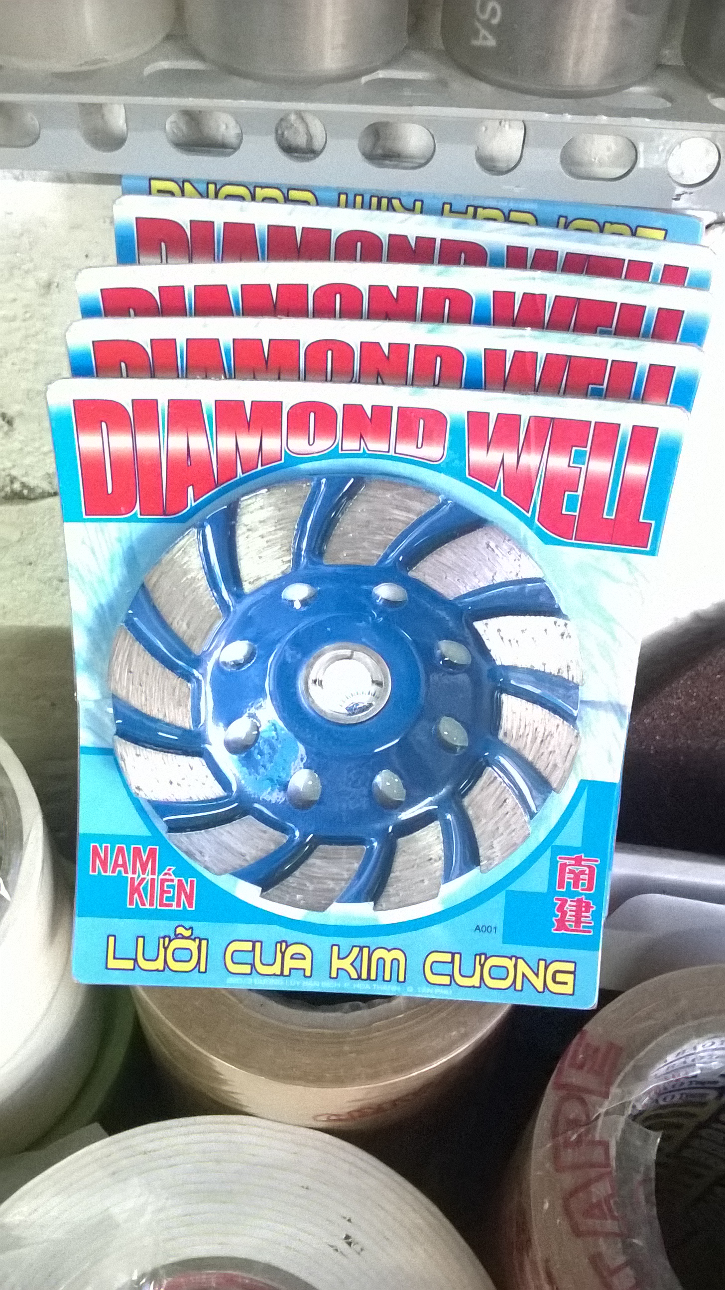 Chén mài bê tông Nam Kiến