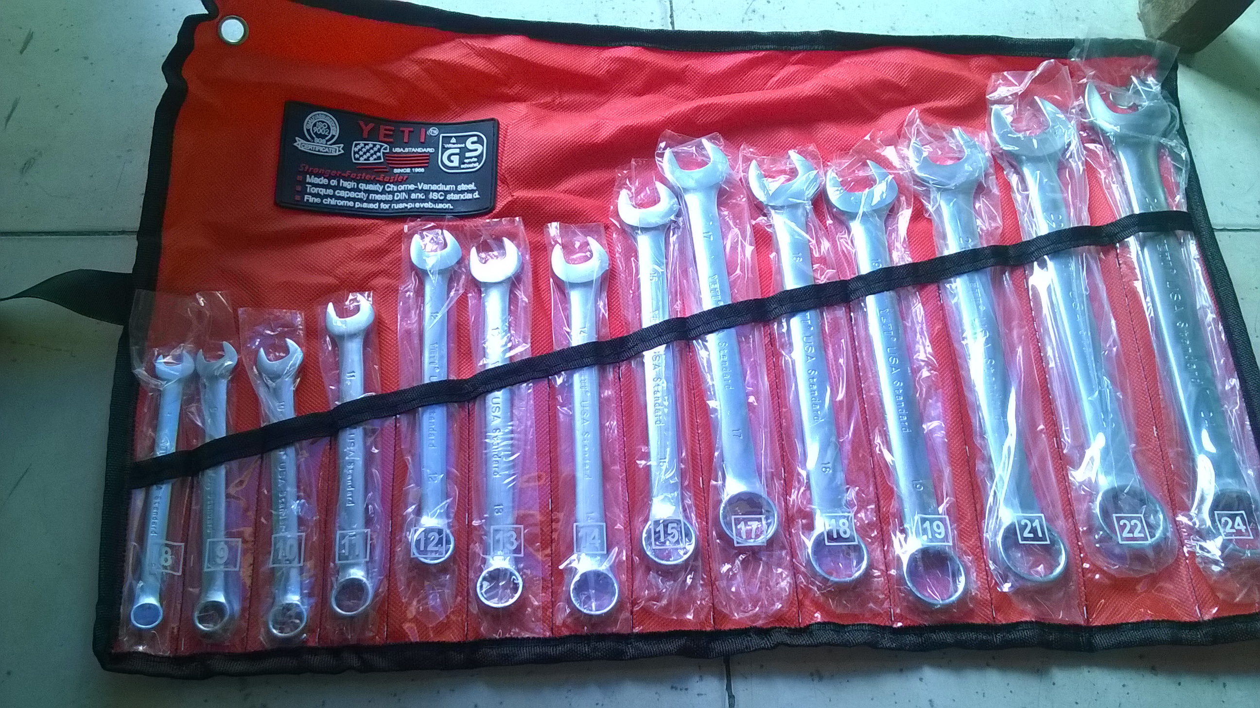 Bộ vòng miệng yeti 14 cây 8-24